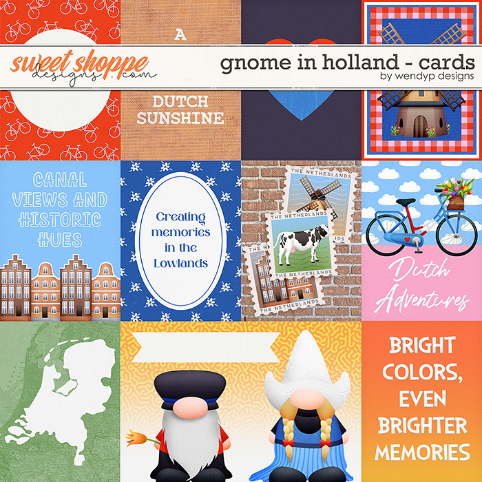 Gnome in Holland - Cards by WendyP Designs 