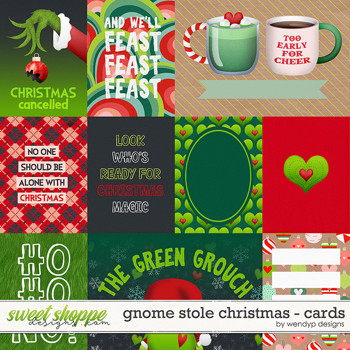 Gnomes stole Christmas - Cards by WendyP Designs