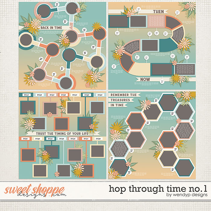 Hop trough time - no1 by WendyP Designs