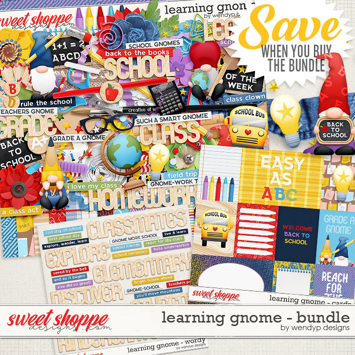 Learning gnome - Bundle by WendyP Designs
