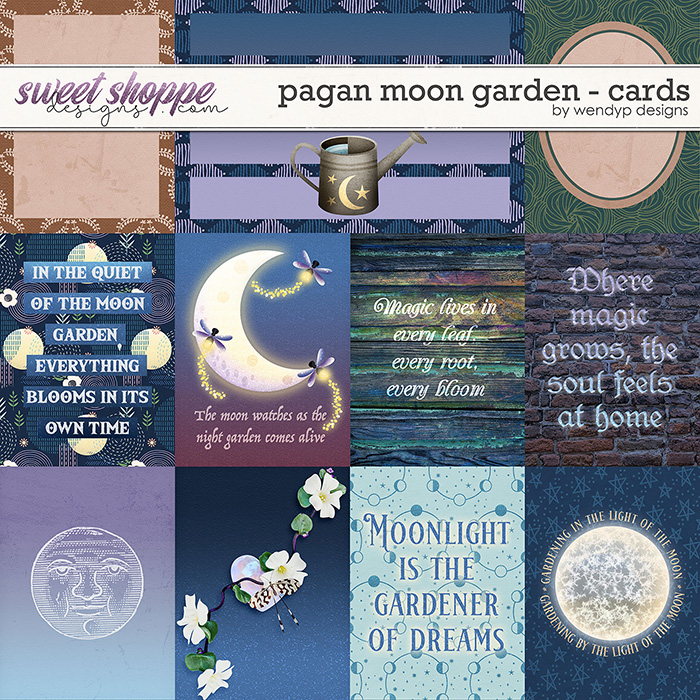 Pagan moon garden - Cards by WendyP Designs Pagan moon garden - Cards by WendyP Designs