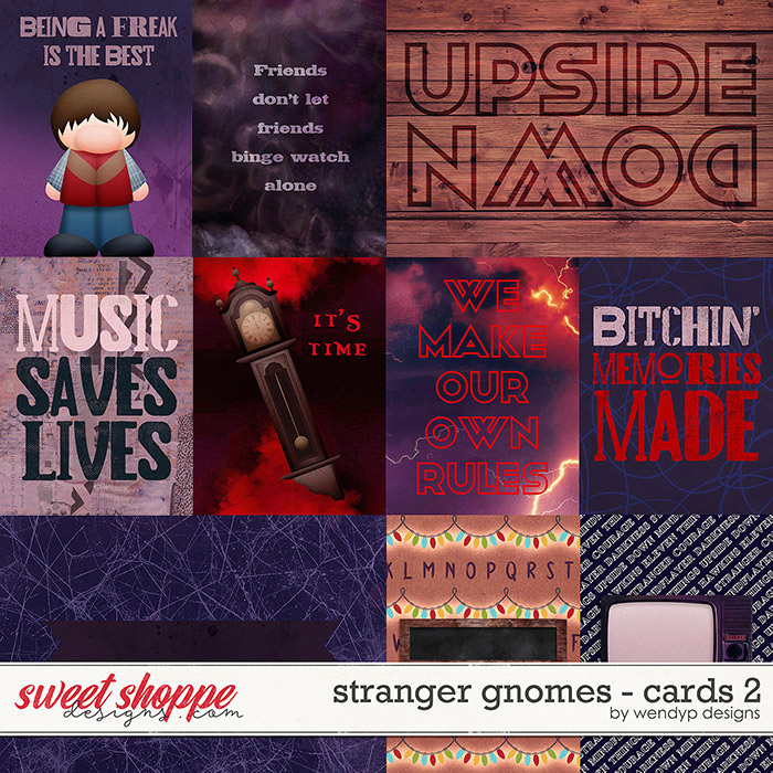 Stranger Gnomes - Cards2 by WendyP Designs Stranger Gnomes - Cards2 by WendyP Designs
