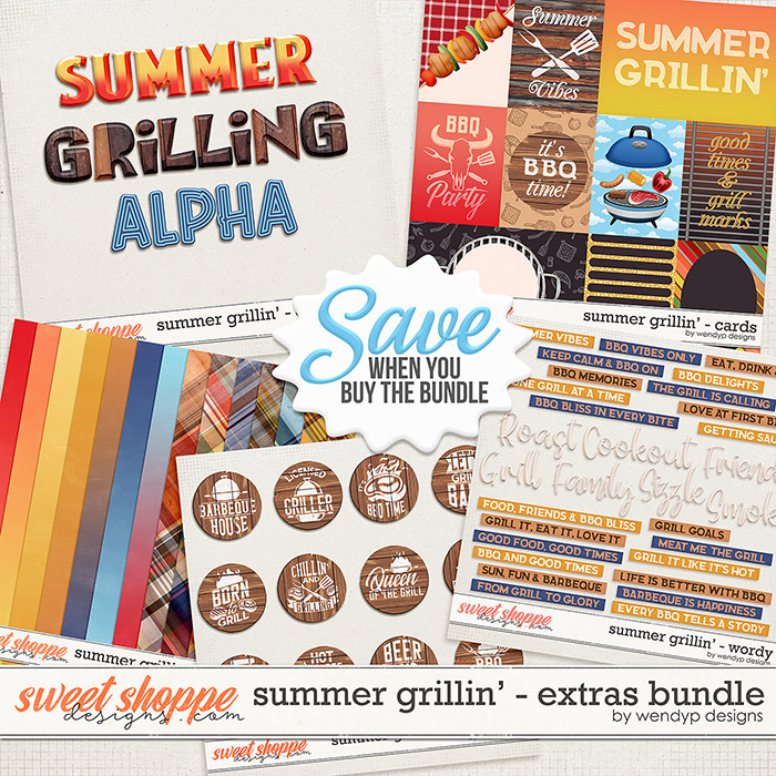 Summer Grillin' - extra's Bundle by WendyP Designs 