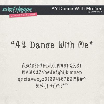 CU AY Dance With Me font by Amanda Yi