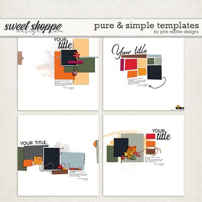 Pure & Simple Templates by Pink Reptile Designs