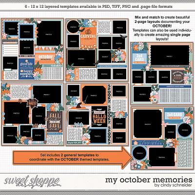 Cindy's Layered Templates - My October Memories by Cindy Schneider