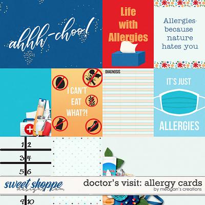 Doctor's Visit: Allergy Cards by Meagan's Creations