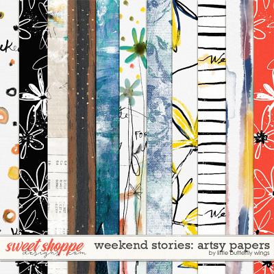 Weekend stories: artsy papers by Little Butterfly Wings