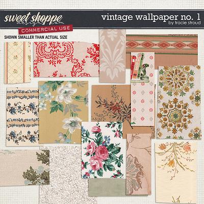 CU Vintage Wallpaper no. 1 by Tracie Stroud