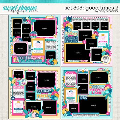Cindy's Layered Templates - Set 305: Good Times 2 by Cindy Schneider Cindy's Layered Templates - Set 305: Good Times 2 by Cindy Schneider