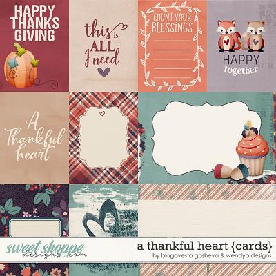 A thankful heart {cards} by Blagovesta Gosheva & WendyP Designs