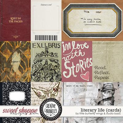 Creative Chronicles: Literary Life Cards by Little Butterfly Wings & Studio Basic