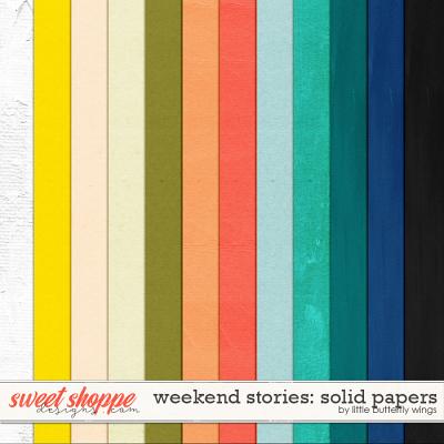 Weekend stories: solid papers by Little Butterfly Wings
