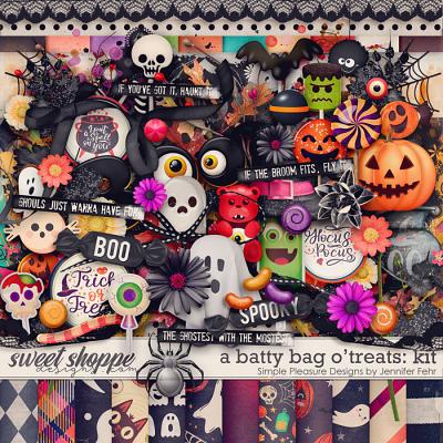 a batty bag o' treats kit: simple pleasure designs by Jennifer Fehr