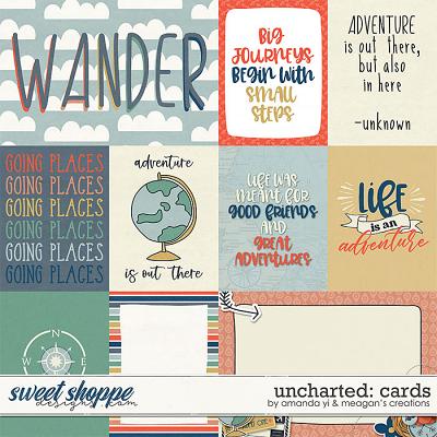 Uncharted: cards by Amanda Yi & Meagan's Creations