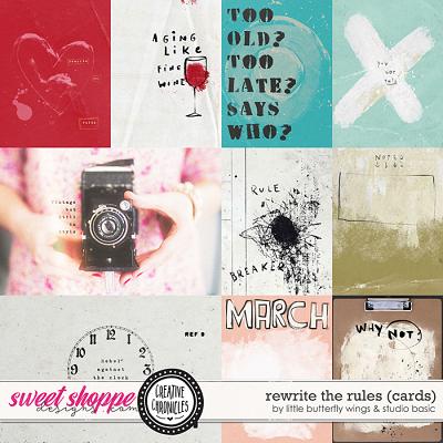 Creative Chronicles:Rewrite The Rules Cards by Little Butterfly Wings & Studio Basic