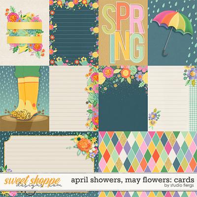 April Showers, May Flowers: CARDS by Studio Flergs