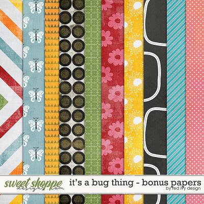 It's a Bug Thing - Bonus Papers by Red Ivy Design