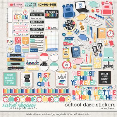 School Daze Stickers by Traci Reed