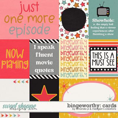 Binge worthy: cards by Amanda Yi & Meagan's Creations