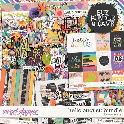 Hello August: bundle by Amanda Yi