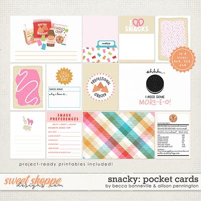 Snacky: Pocket Cards by Allison Pennington & Becca Bonneville