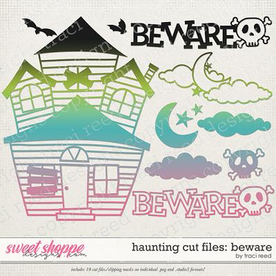 Haunting Beware Cut Files by Traci Reed