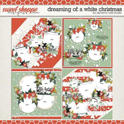 Dreaming Of: A White Christmas Layered Templates by Amber