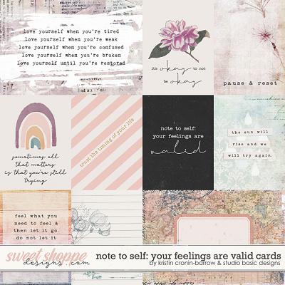 Note To Self: Your Feelings Are Valid Cards by Kristin Cronin-Barrow & Studio Basic