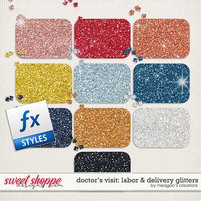 Doctor's Visit: Labor and Delivery Glitters by Meagan's Creations