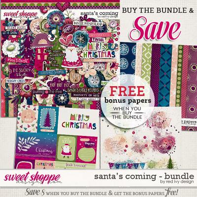 Santa's Coming - Bundle by Red Ivy Design