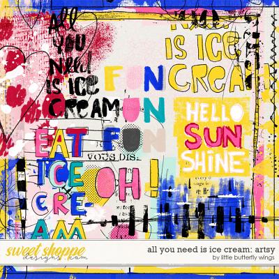 All I need is ice cream: artsy by Little Butterfly Wings