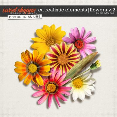 CU REALISTIC ELEMENTS | FLOWERS V.2 by The Nifty Pixel