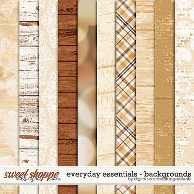 Everyday Essentials | Backgrounds by Digital Scrapbook Ingredients