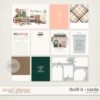 Thrift It | Journal Cards - by Kris Isaacs