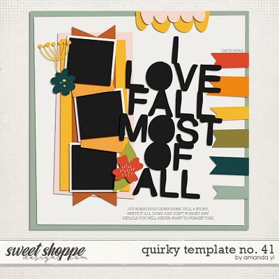 Quirky template no. 41 by Amanda Yi