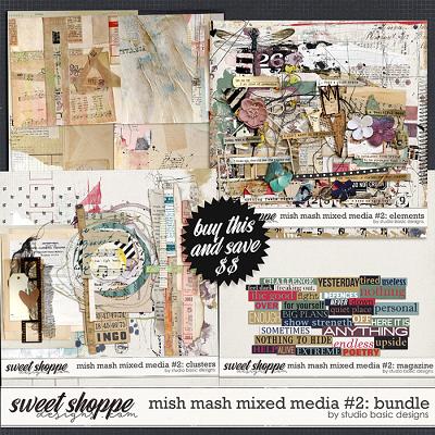 Mish Mash Mixed Media #2 Bundle by Studio Basic