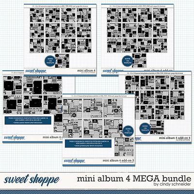 Cindy's Layered Templates - Mini Album 4 MEGA Bundle by Cindy Schneider