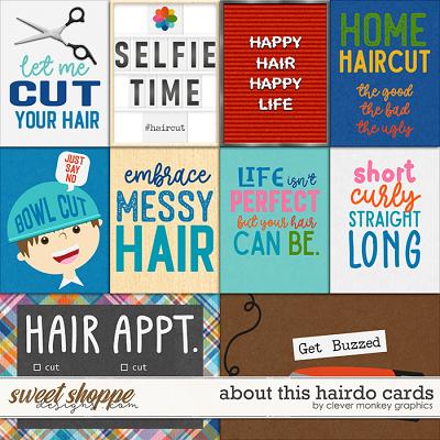 About this Hairdo Cards by Clever Monkey Graphics