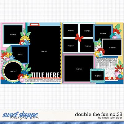 Cindy's Layered Templates - Double the Fun No. 38 by Cindy Schneider