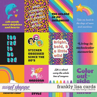 Frankly Lisa Cards by Kelly Bangs Creative