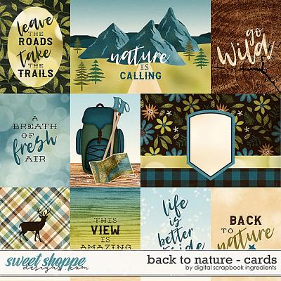 Back To Nature | Cards by Digital Scrapbook Ingredients