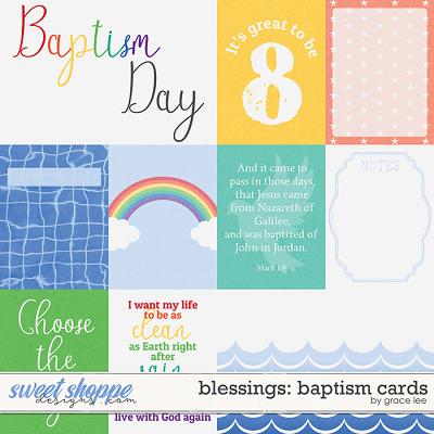 Blessings: Baptism Cards by Grace Lee