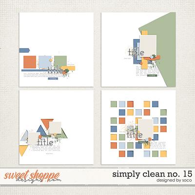 Simply Clean No. 15 | Designed by Soco