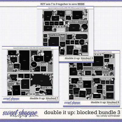 Cindy's Layered Templates - Double It Up: Blocked Bundle 3 by Cindy Schneider