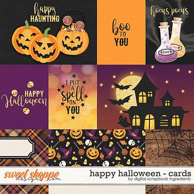 Happy Halloween | Cards by Digital Scrapbook Ingredients