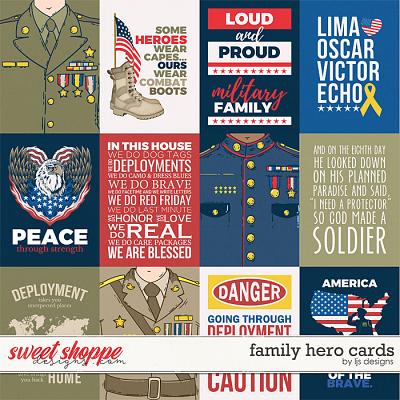 Family Hero Cards by LJS Designs 