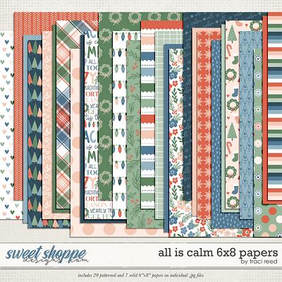 All Is Calm 6x8 Papers by Traci Reed