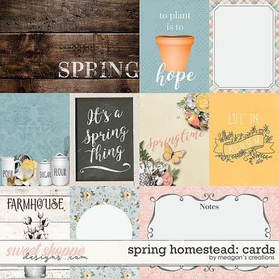 Spring Homestead: Cards by Meagan's Creations