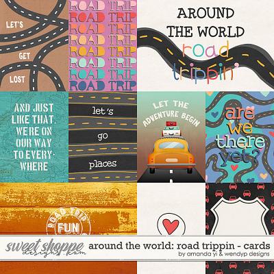 Around the world: Road Trippin'- cards by Amanda Yi & WendyP Designs